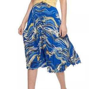 Nine West pleated midi skirt